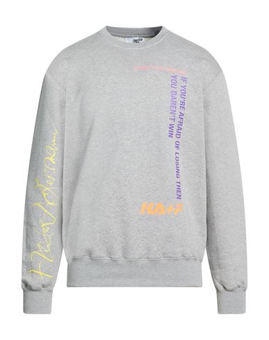 + Fila Man Sweatshirt Light grey Size L Cotton