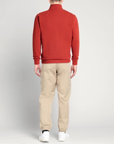 Man Sweatshirt Brick Size M Cotton