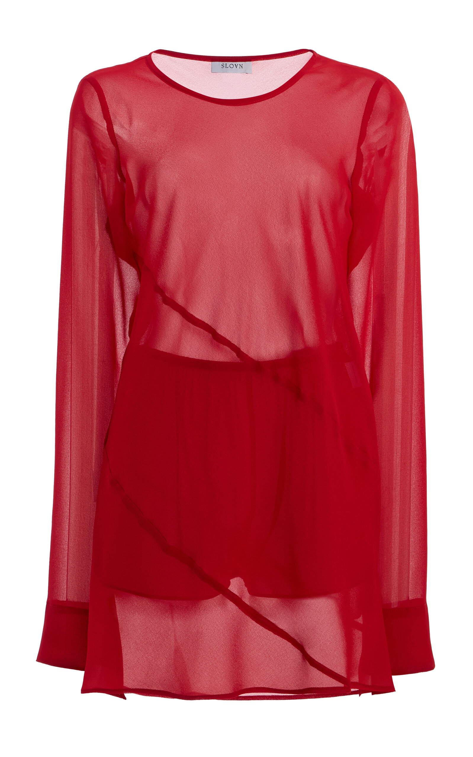 Exclusive Georgette Mini Dress with Shorts - Moda Operandi
