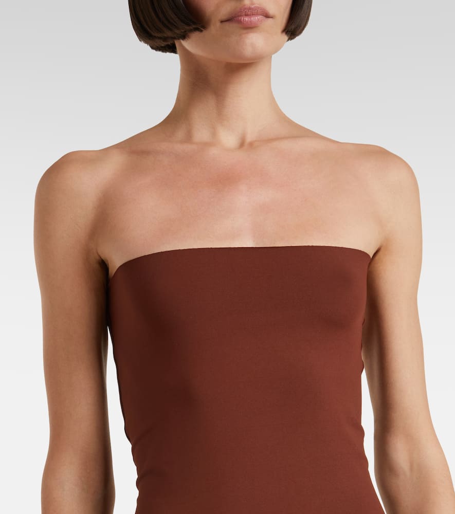 Oda pleated maxi dress