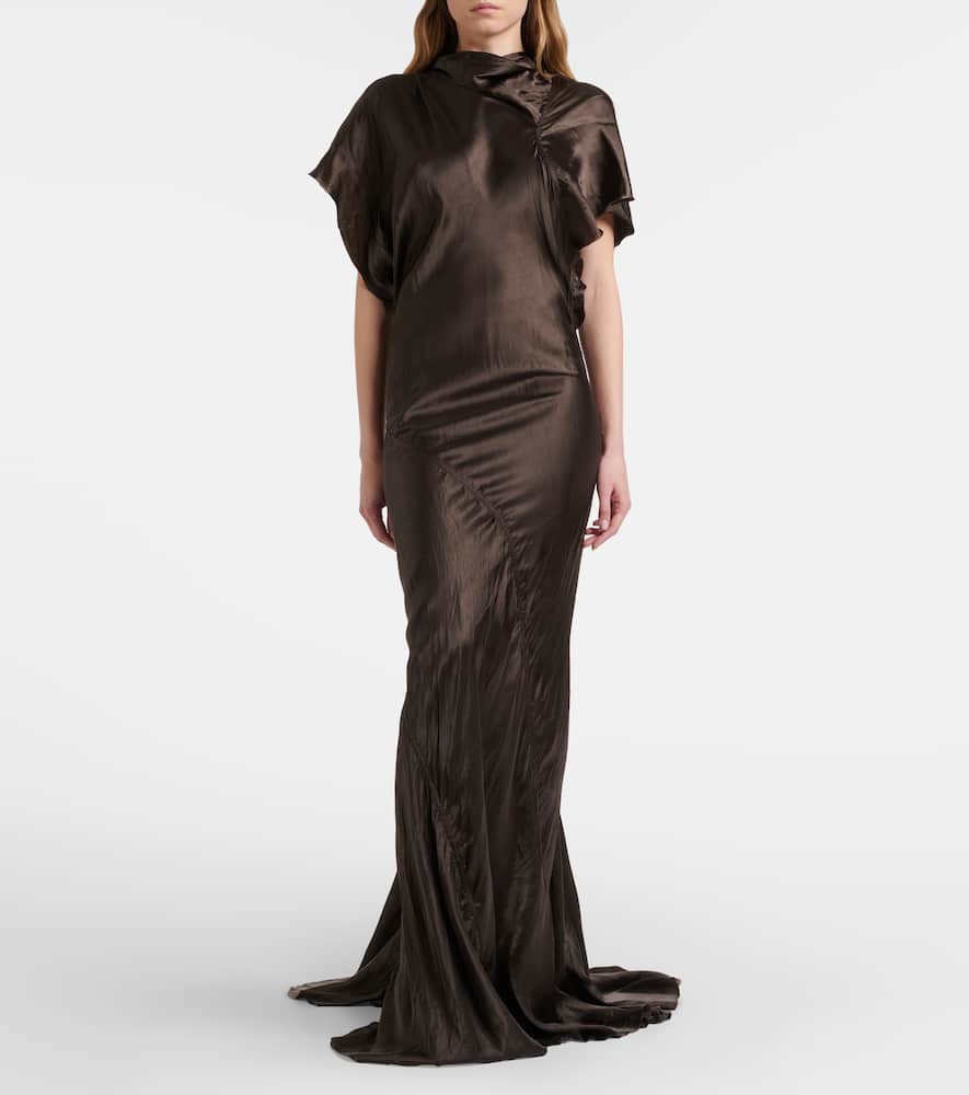Seb satin gown