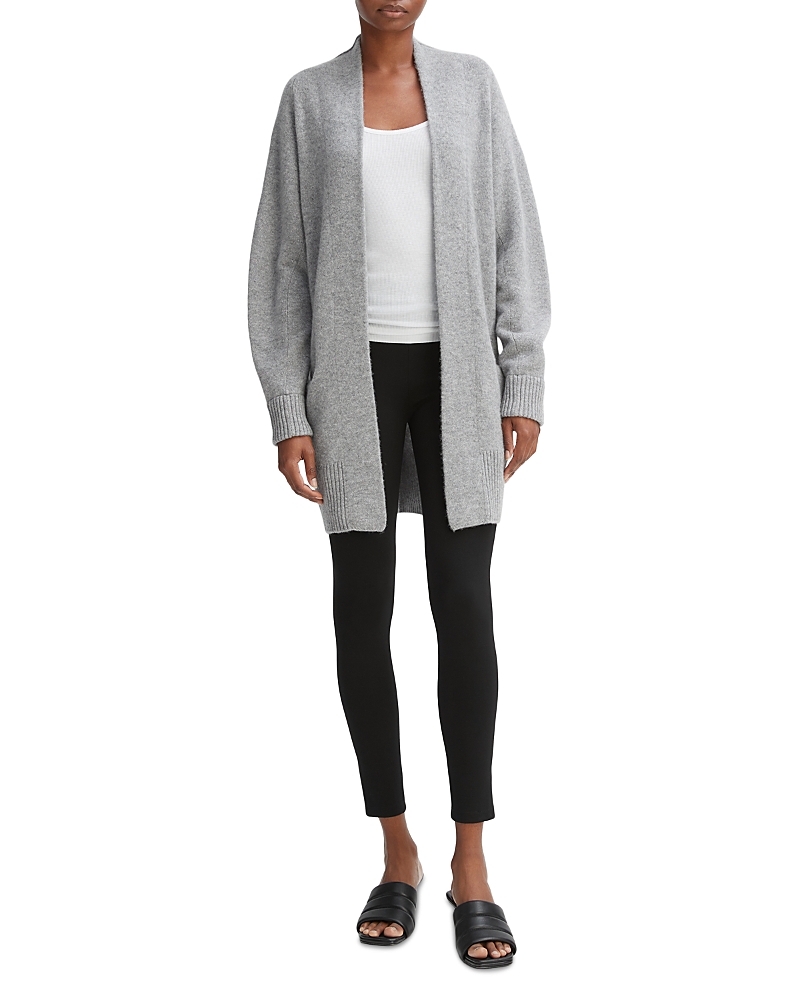 Open-front cashmere cardigan - Blue