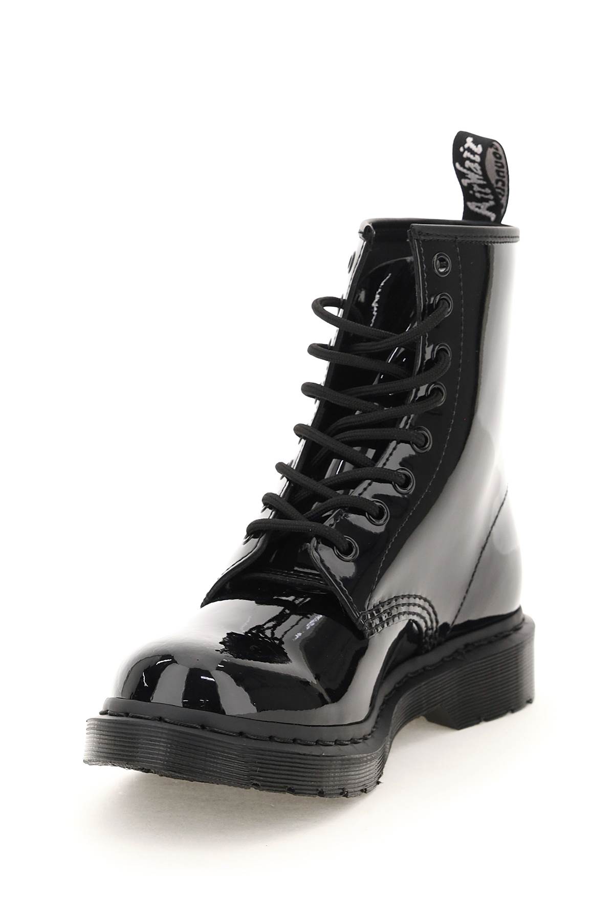 1460 Mono Patent Lamper Lace-up Combat Boots