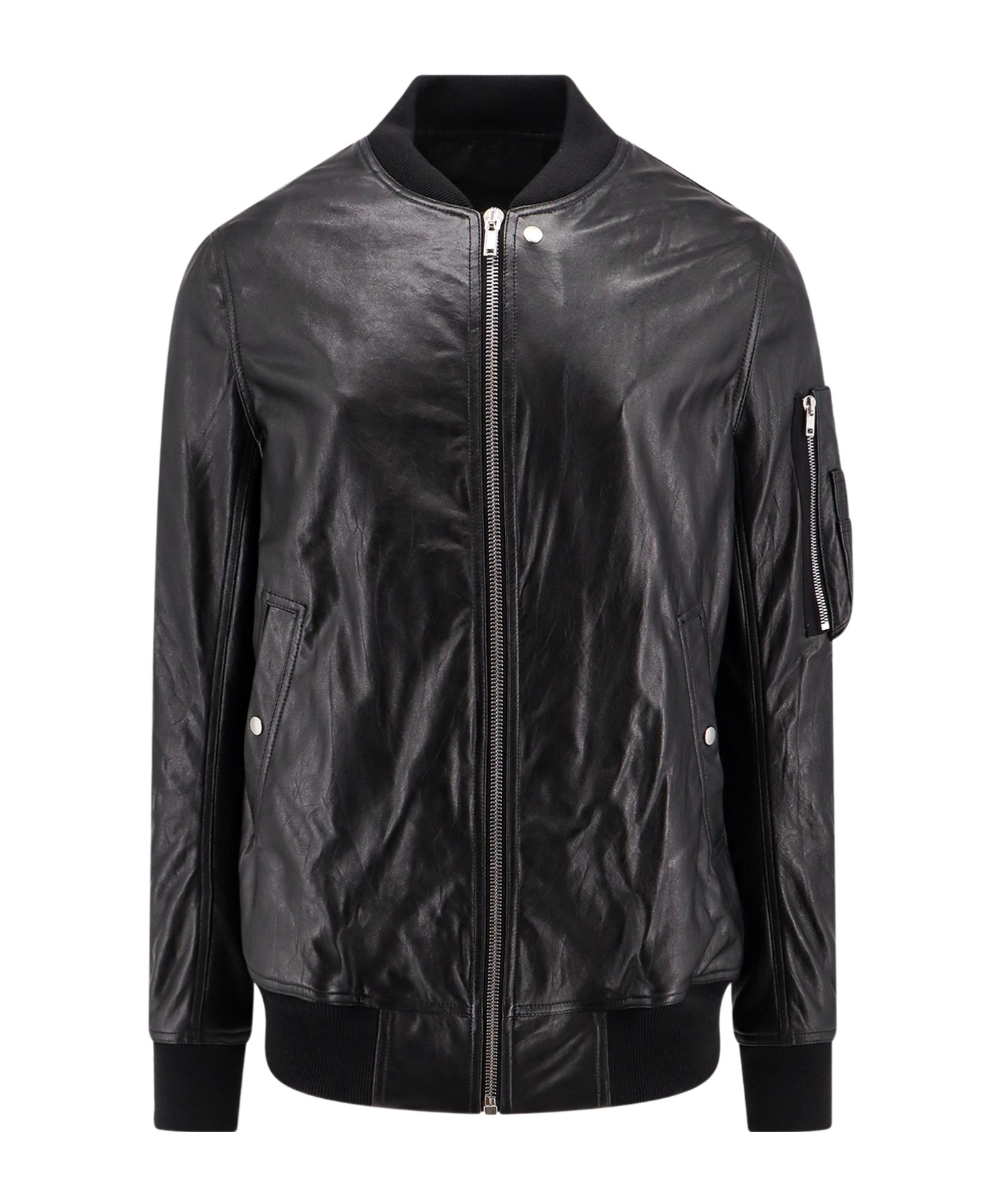 Classic Flight leather bomber jacket