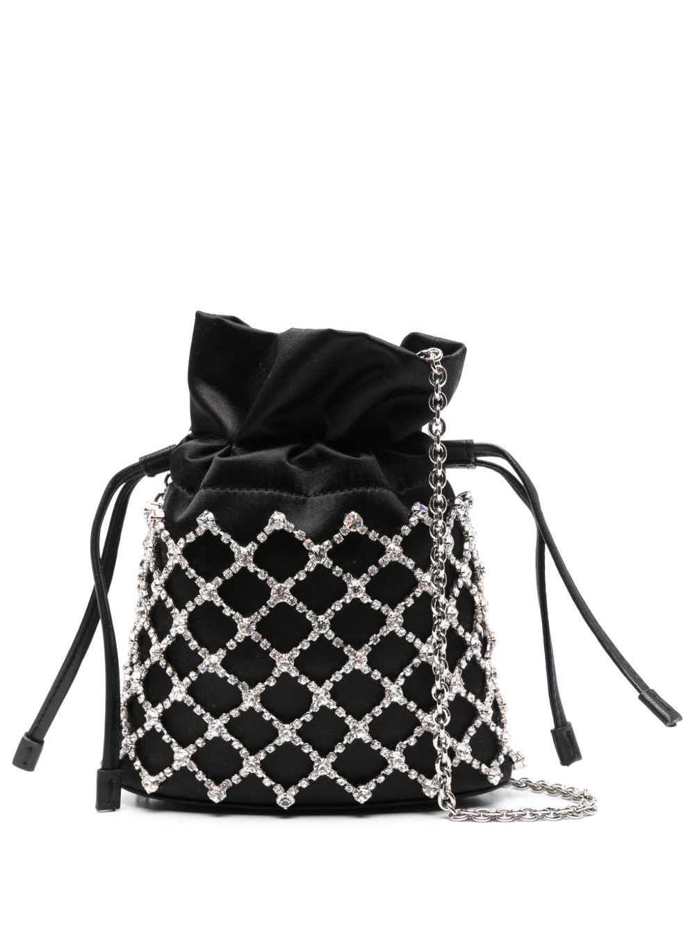 Crystal Lover bucket bag - Black