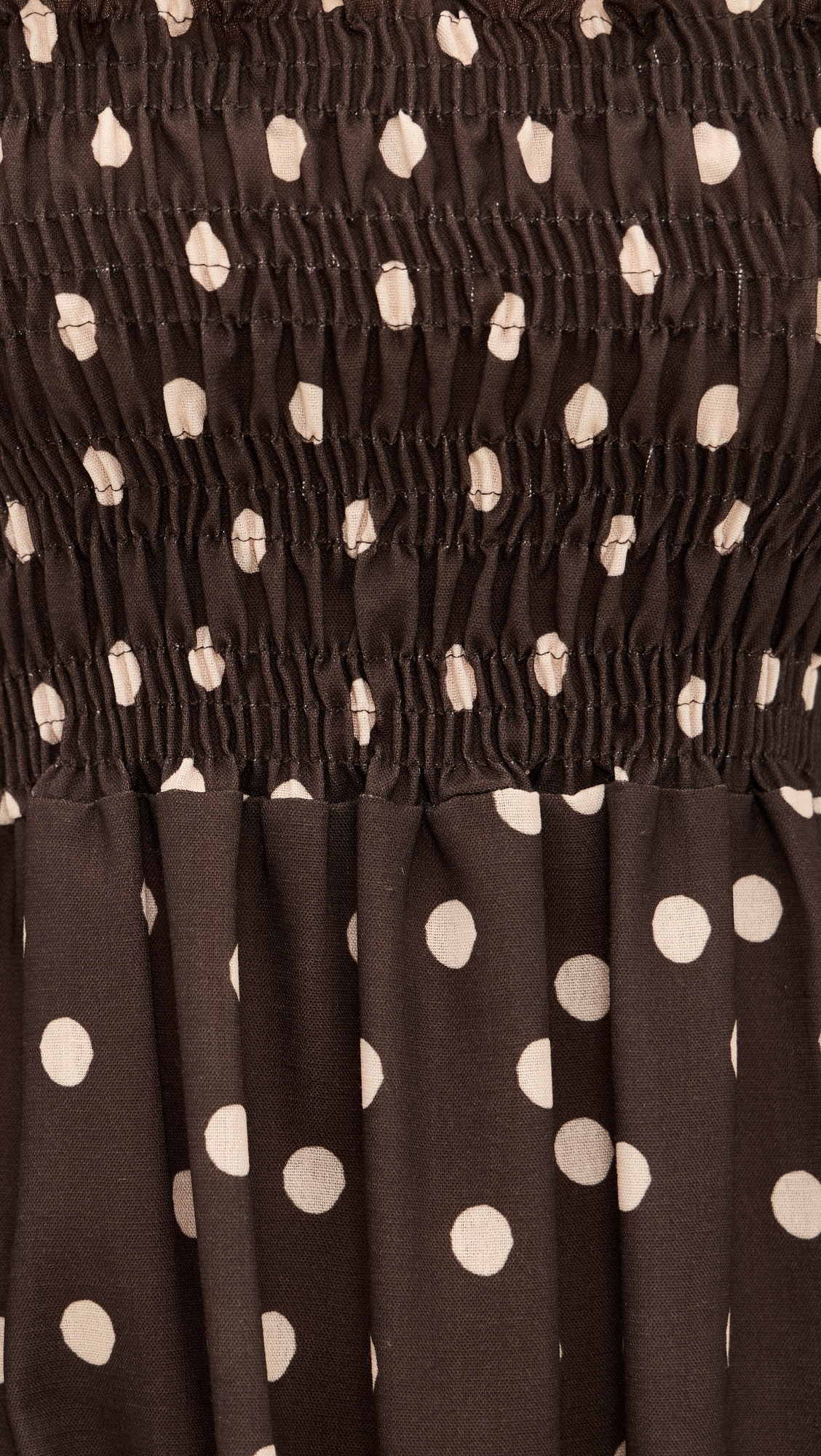 The Drift Dress Polka Dots Brown