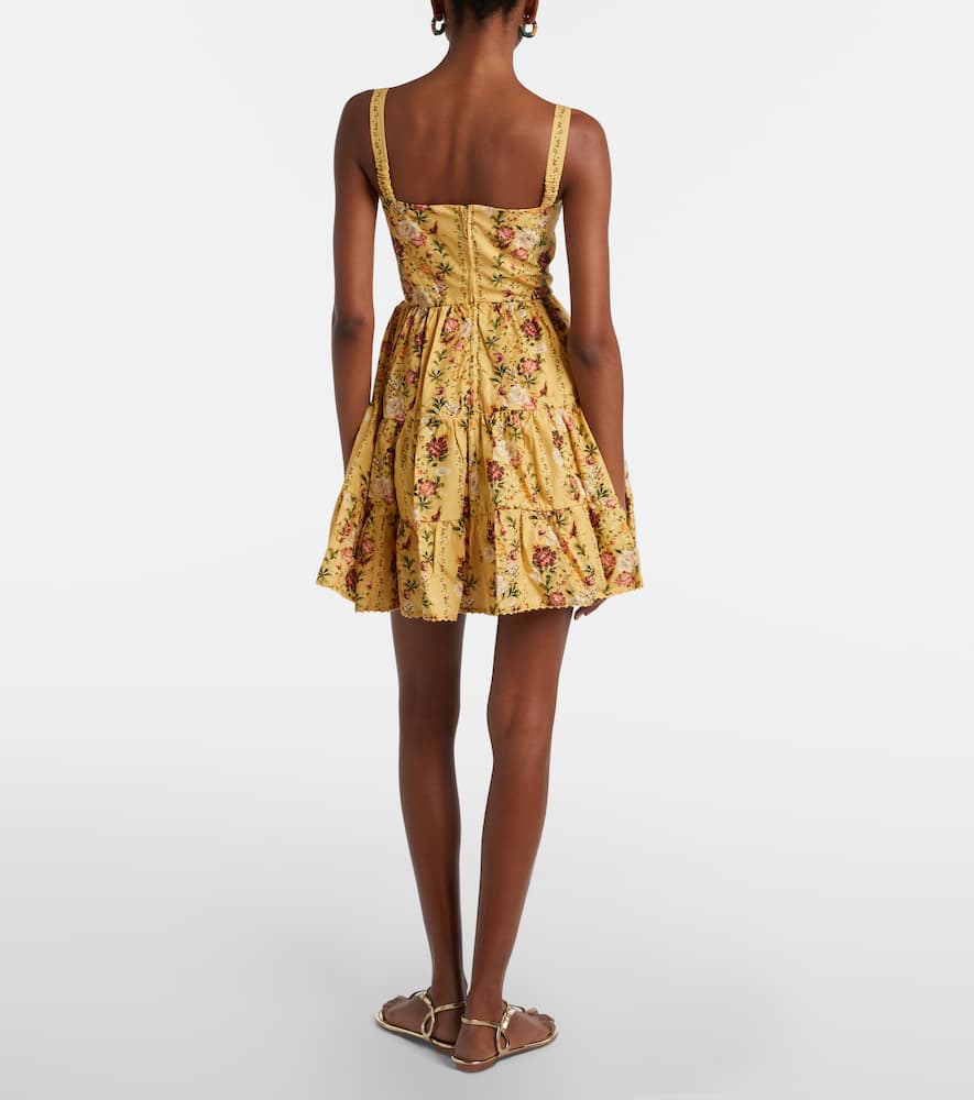 Lima floral cotton minidress