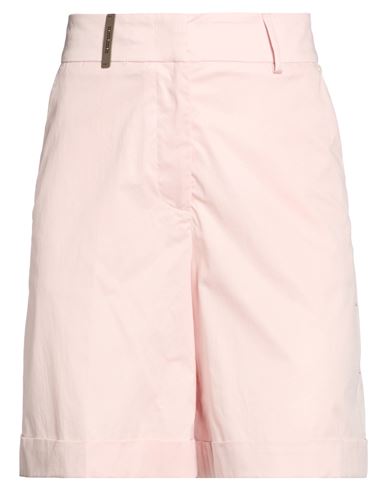 Woman Shorts & Bermuda Shorts Pink Size 0 Cotton, Elastane
