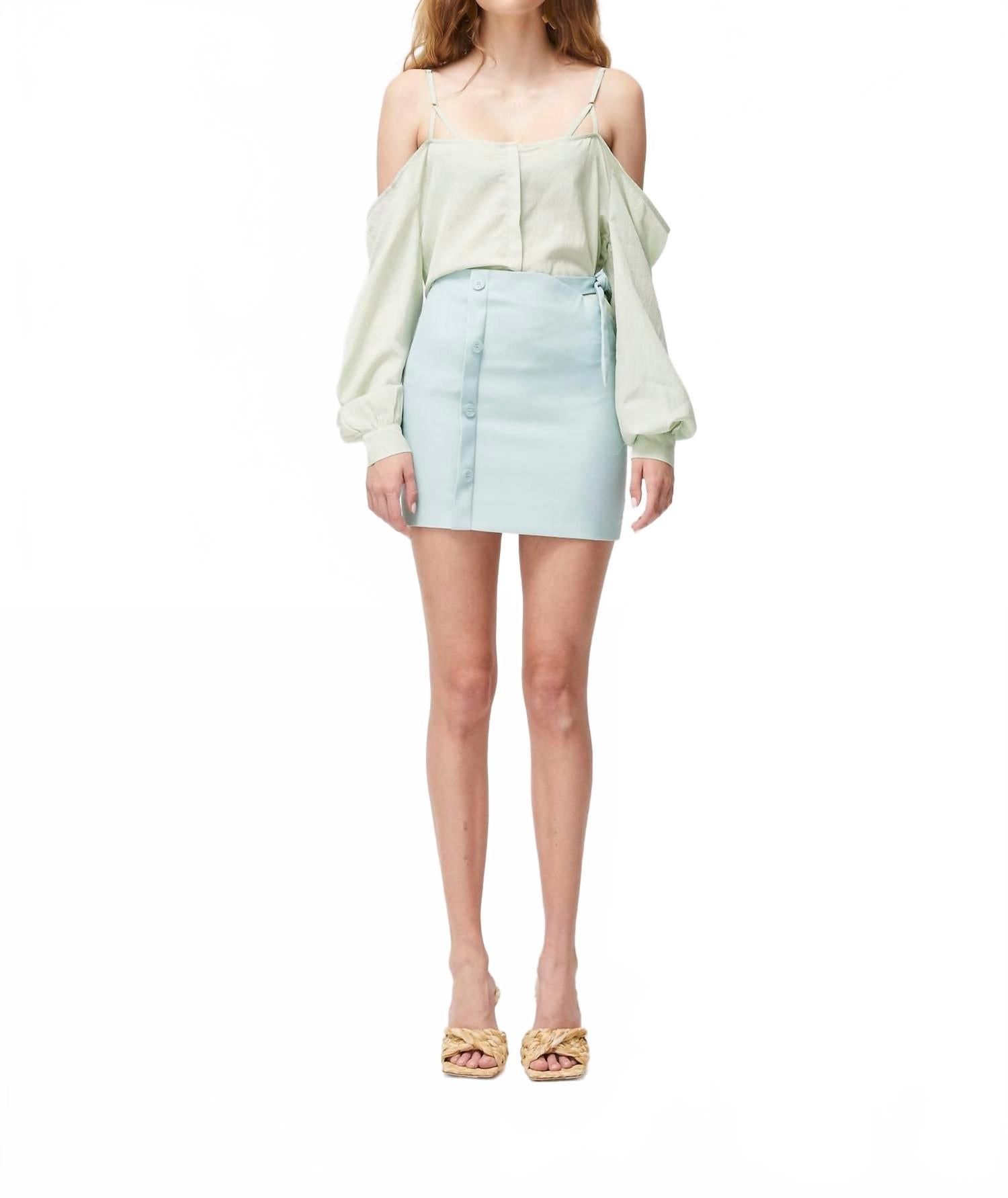 Blakeley Mini Skirt In Sea