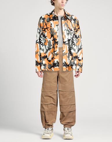 Man Pants Camel Size S Cotton