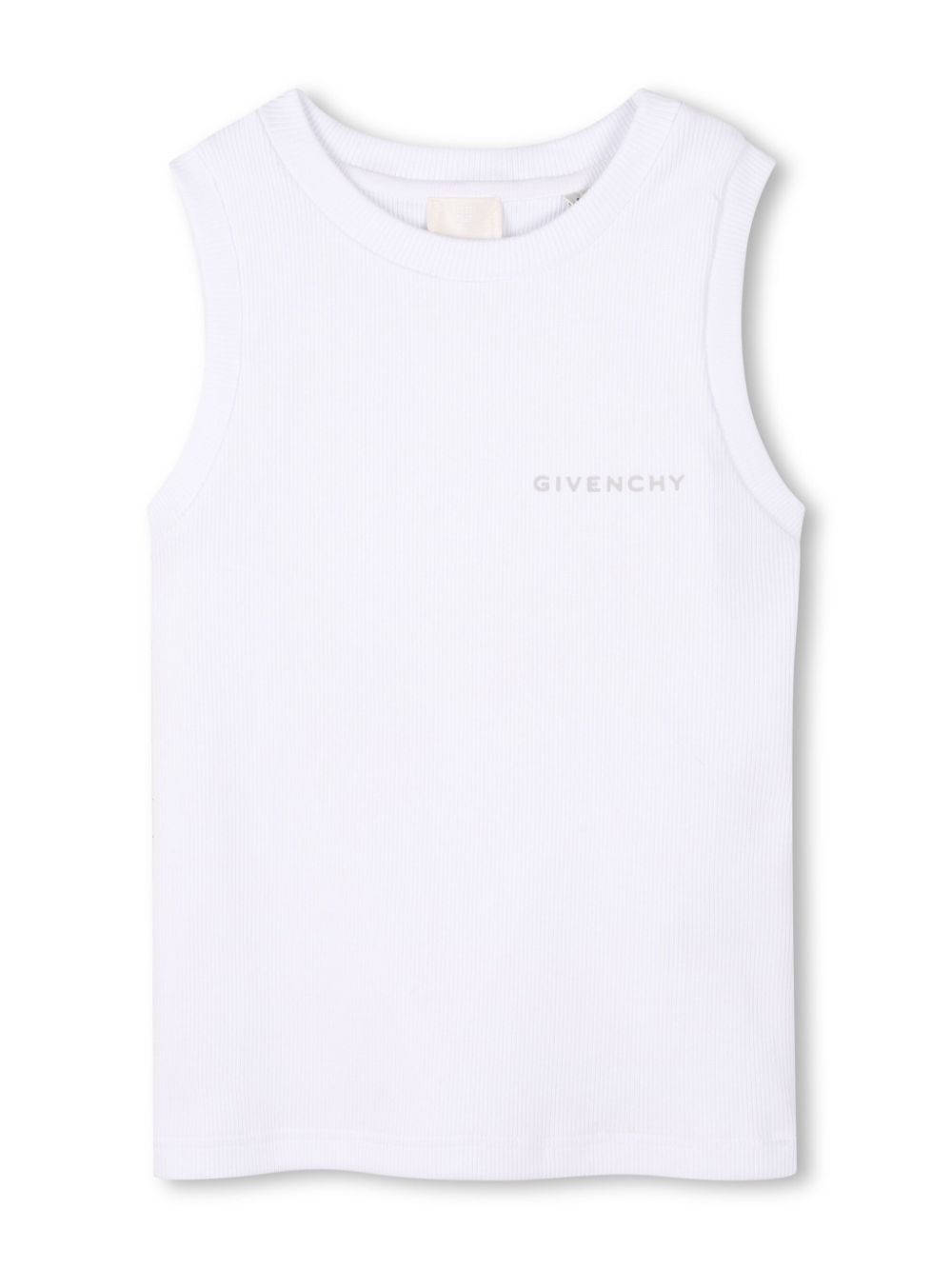Logo-print tank top - White