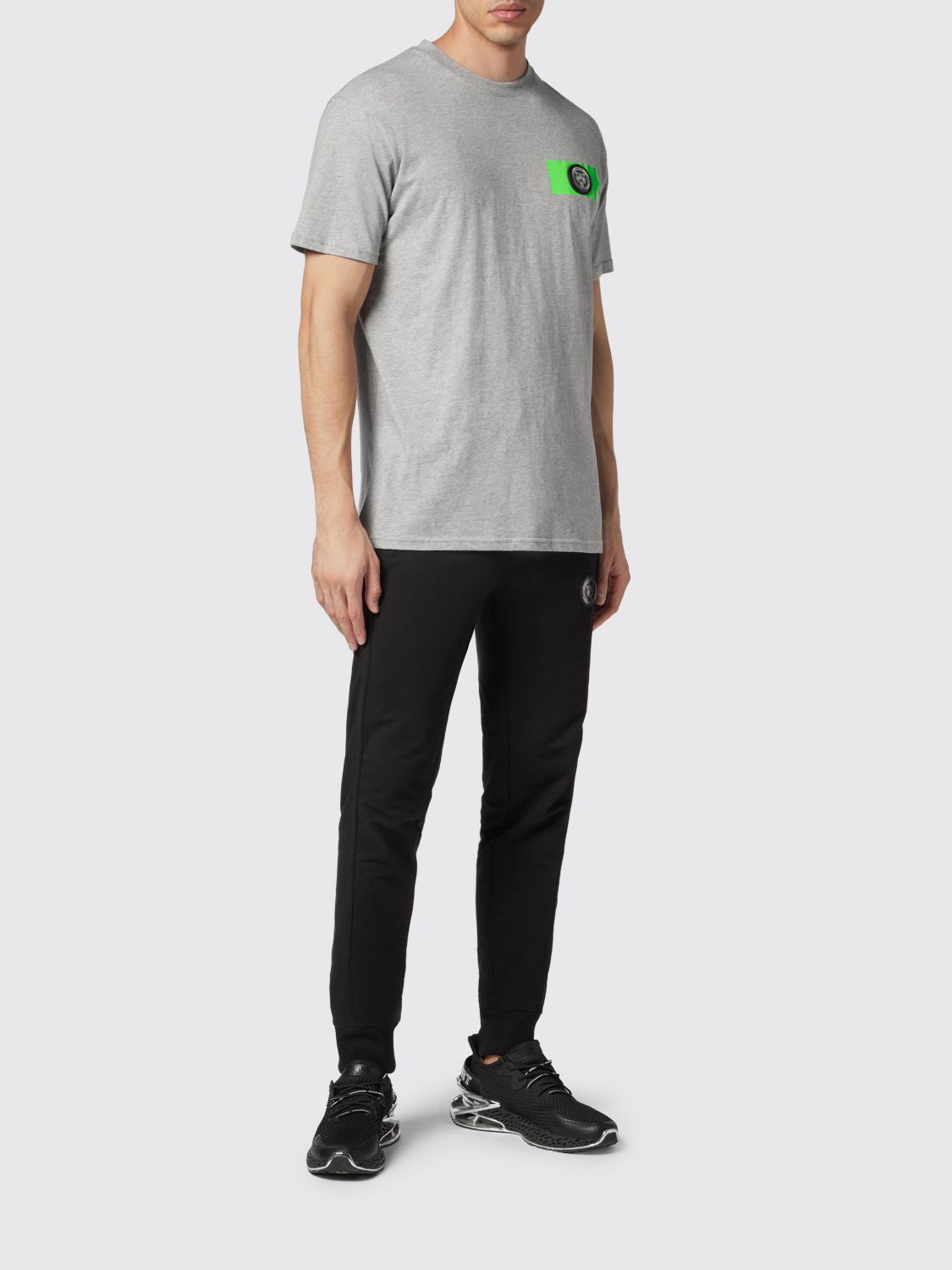 SS logo-print T-shirt - Grey