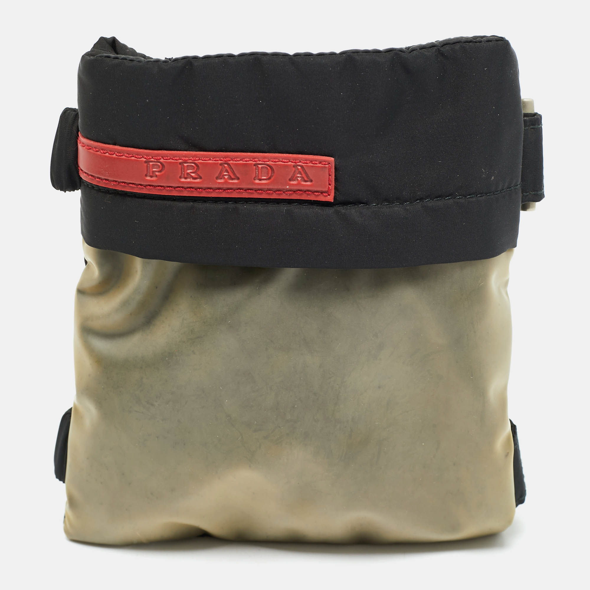 Prada Sport Black Nylon and PVC Arm Pouch