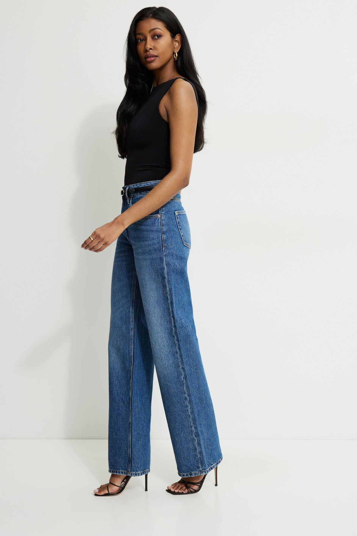 Heidi High Rise Wide Leg Jeans