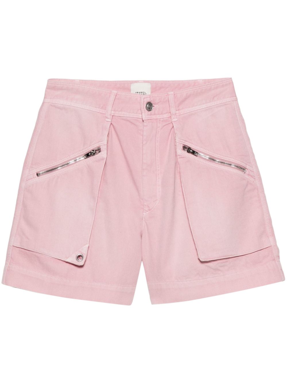 Jeliano high-waisted denim shorts - Blue