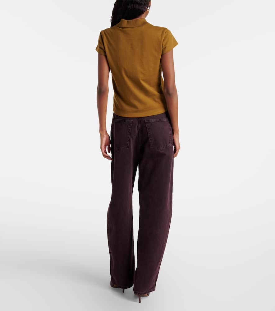 Sefton high-rise barrel-leg jeans