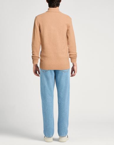 Man Sweater Camel Size 40 Wool, Polyamide, Cashmere, Elastane