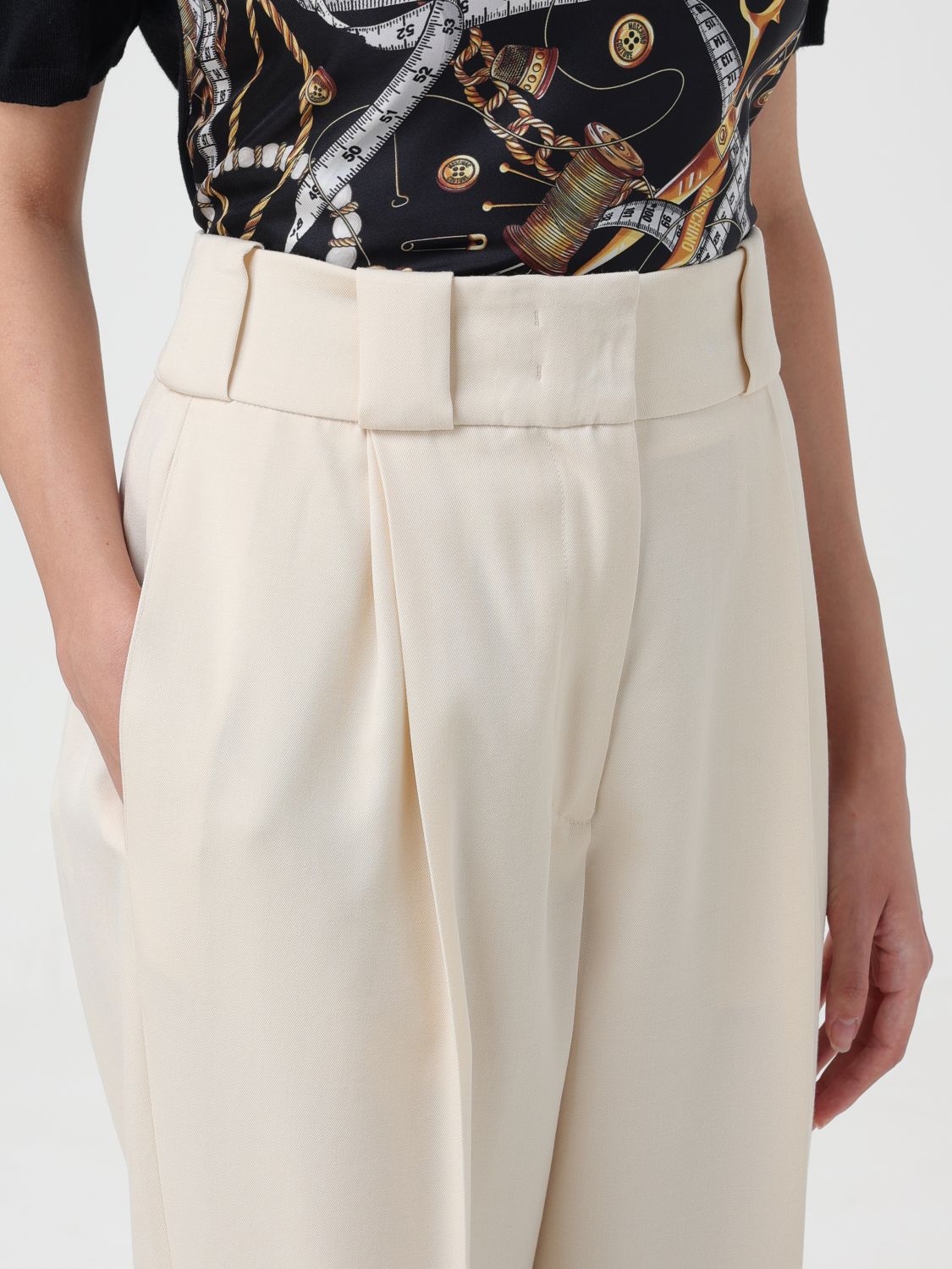 Pants Woman color White