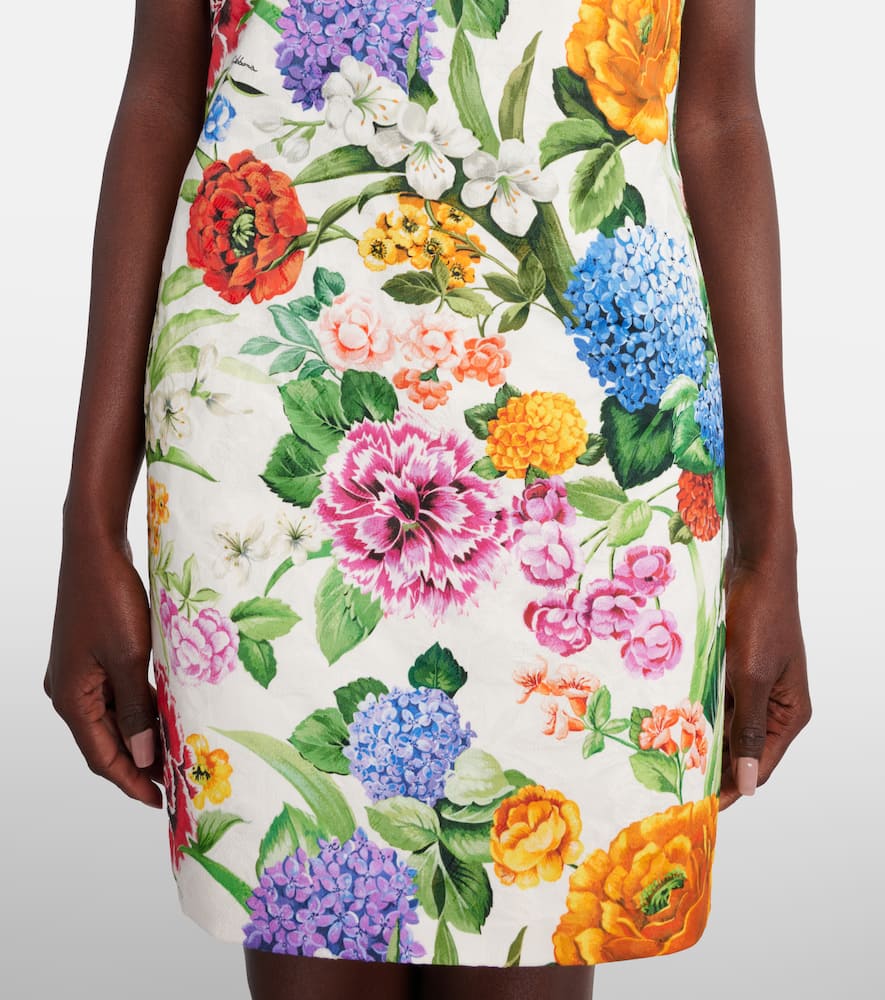 Floral cotton minidress