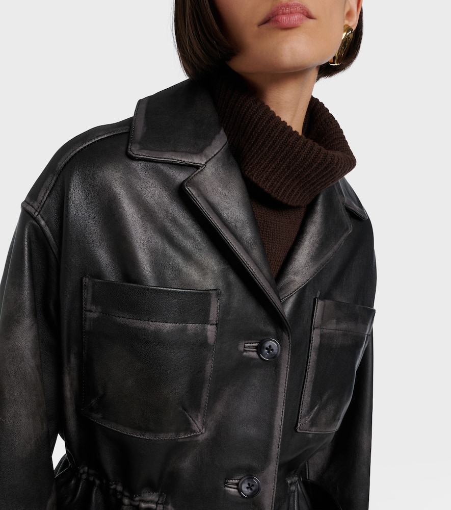 Sleek Statement leather jacket