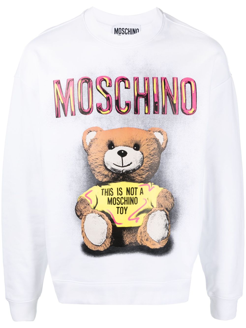 Teddy graphic sweatshirt - White