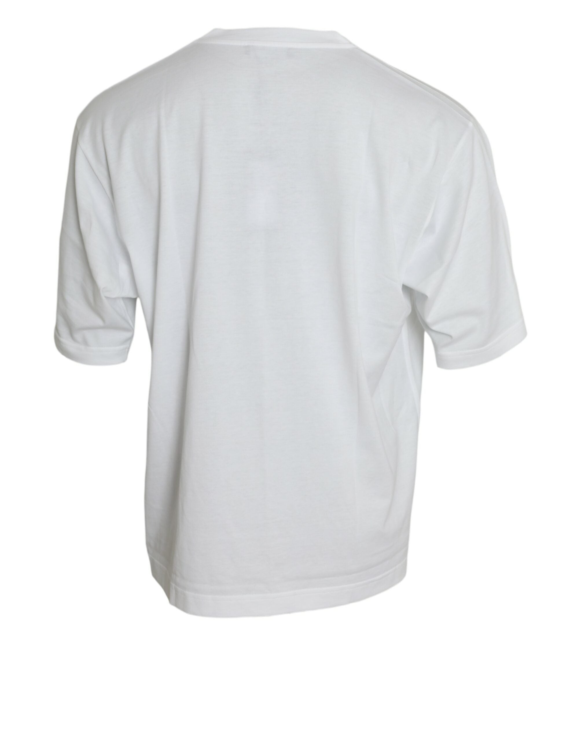 Crew Neck Cotton T-Shirt — White