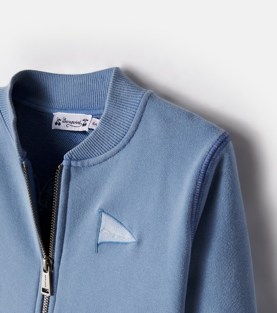 Loreto embroidered cotton sweatshirt