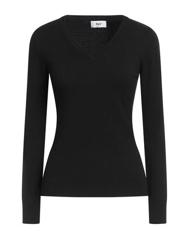 B. yu Woman Sweater Black Size S Viscose, Polyester, Polyamide