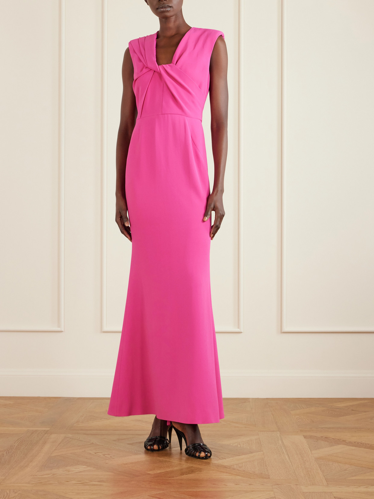 Draped Cady Gown - Pink