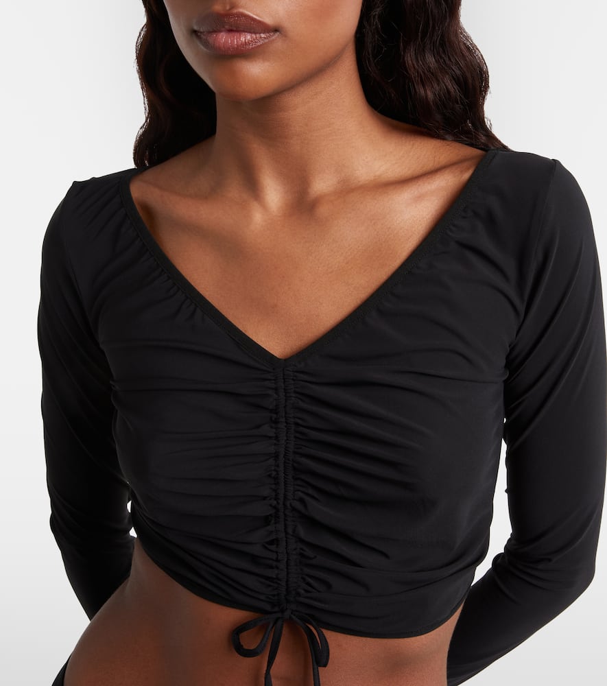 Ruched crop top