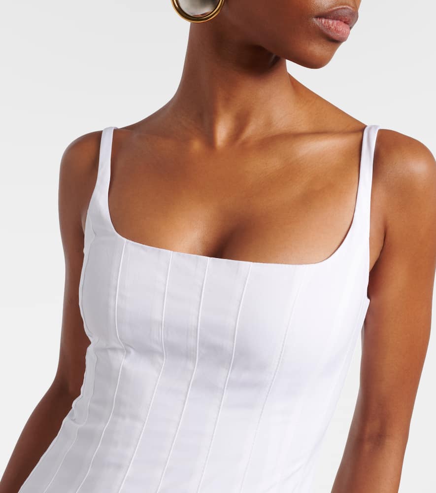 Cotton midi dress