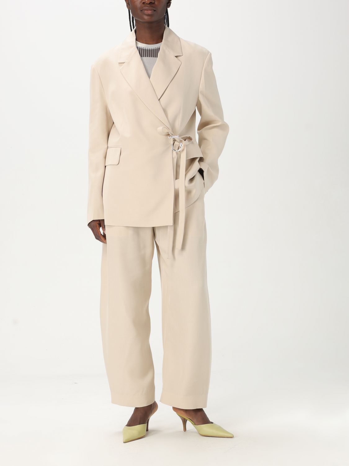 Pants JW ANDERSON Woman color Beige