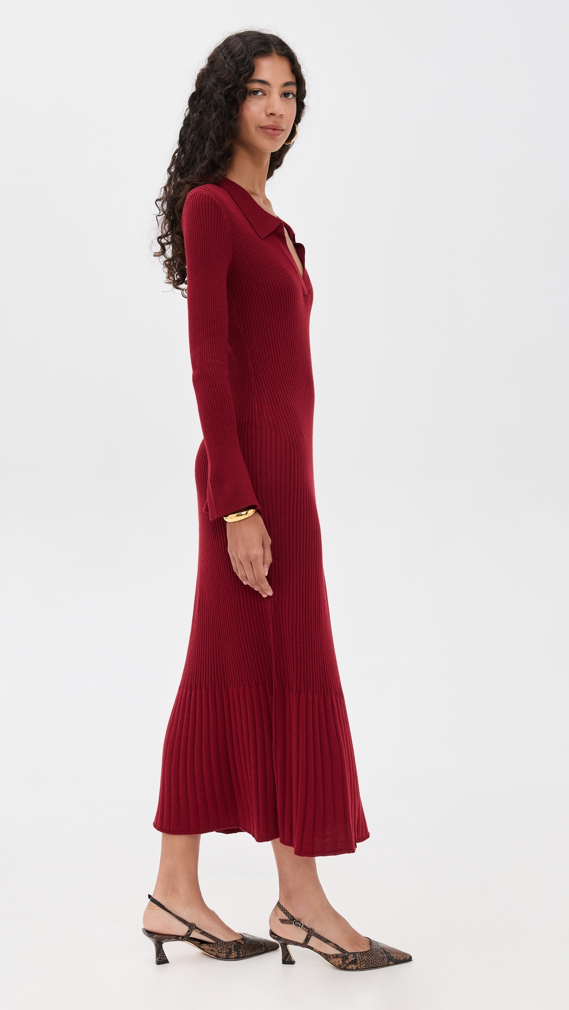O. p.t Nicole Dress Burgundy