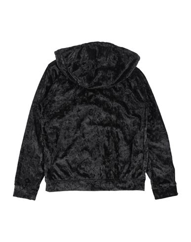 Kid Girl Sweatshirt Black Size 10 Polyester, Elastane