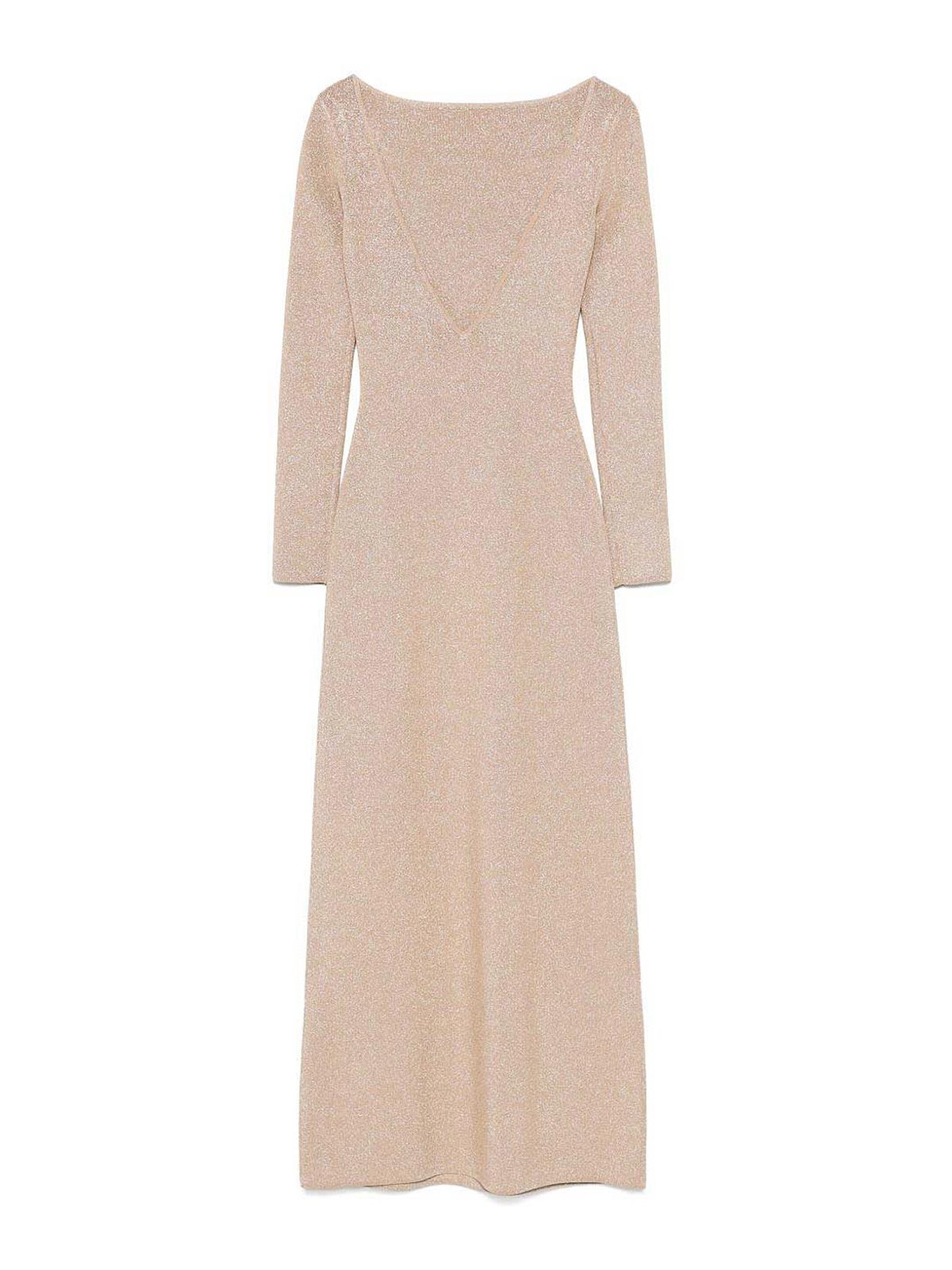 Slim-Fit Viscose And Lurex Dress By