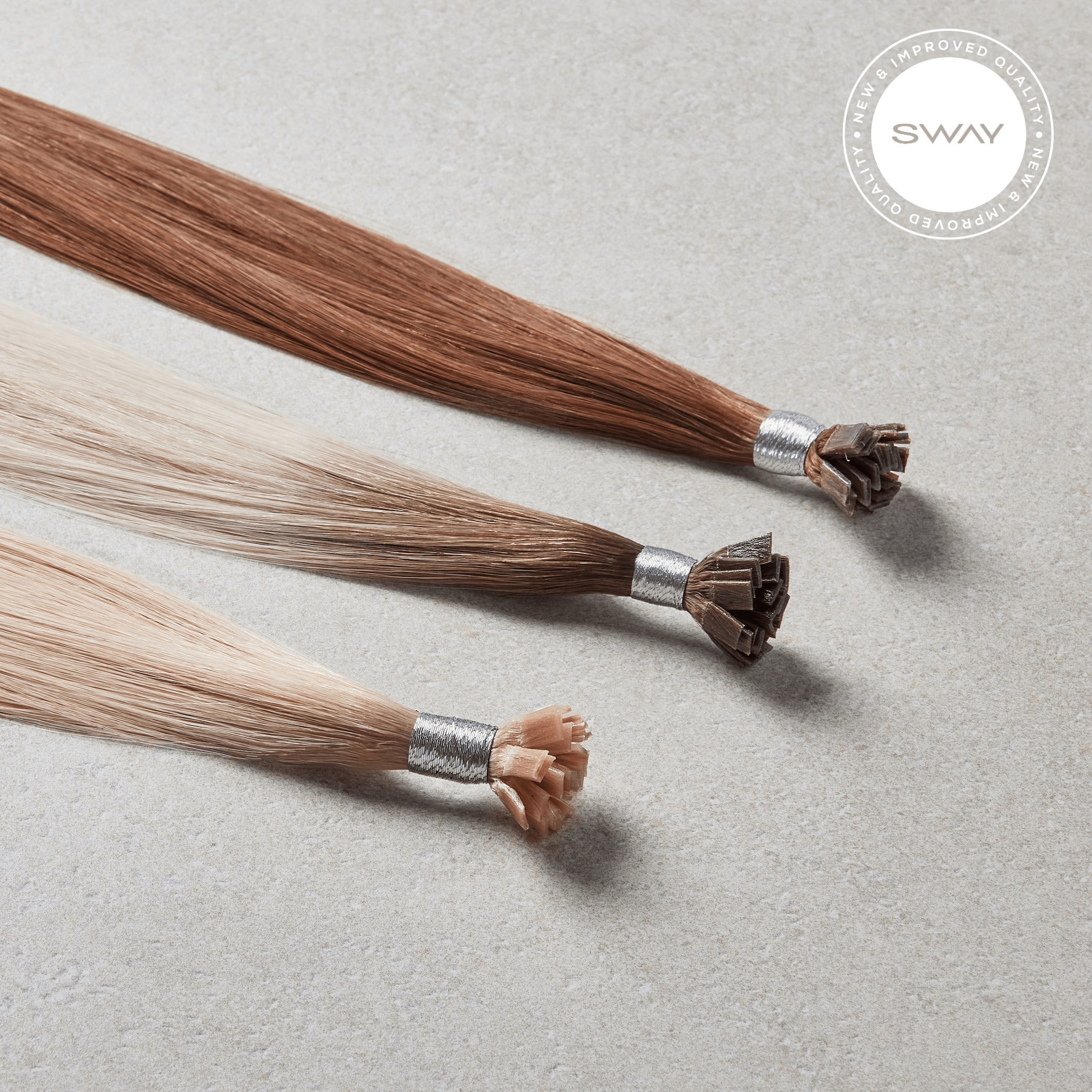 Flat Tip Bonds 22 Inches - Dark Ash Brown