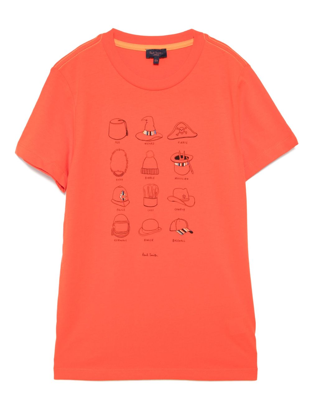 Graphic-print T-shirt - Orange