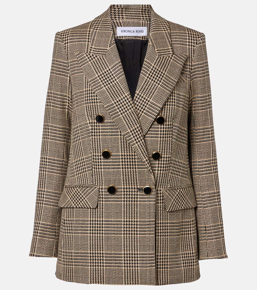 Rhys Houndstooth double-breasted blazer