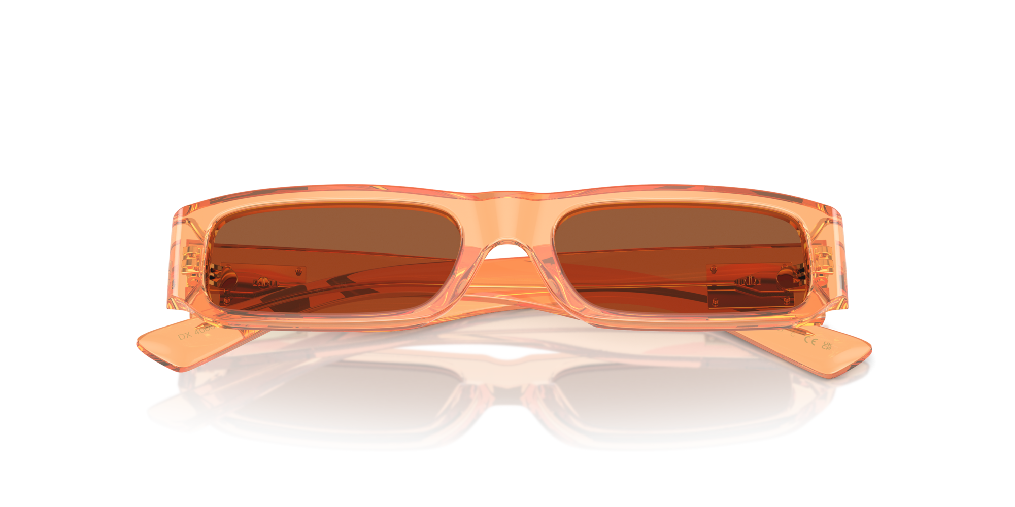Dolce & Gabbana Kid Dolce & Gabbana DX4005 344273 Sunglasses Acetate Orange Brown Squared Norma