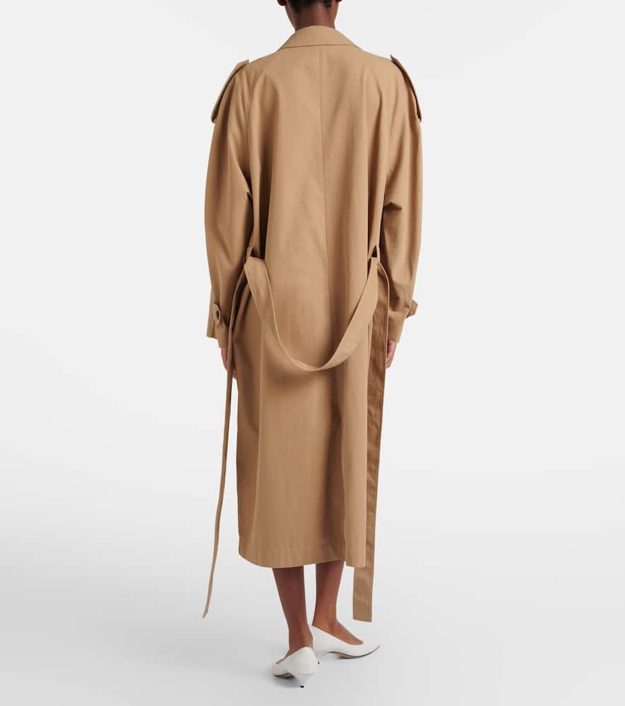 Dester cotton and cashmere trench coat