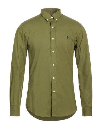 Man Shirt Military green Size 14 ½ Cotton