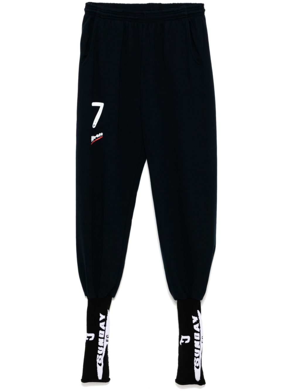 Football-sock track pants - Blue