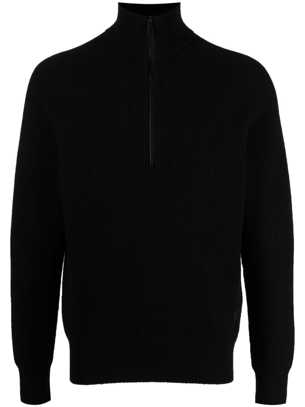 Fenla ribbed-knit jumper - Black