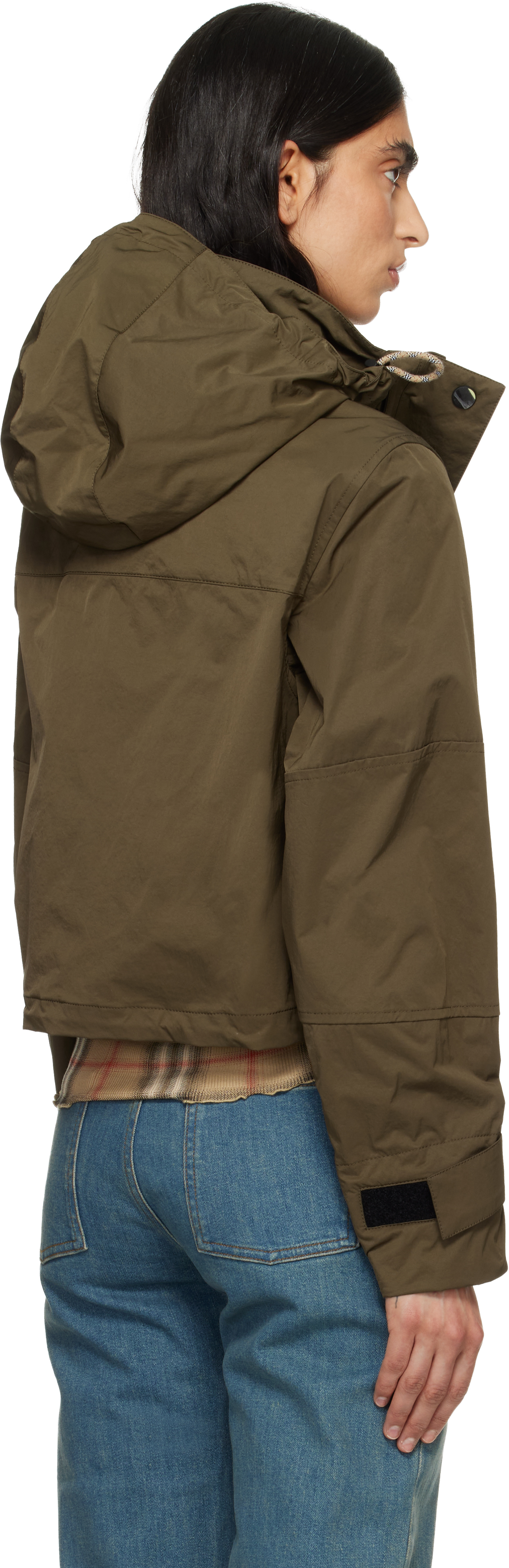 Khaki Nylon Jacket