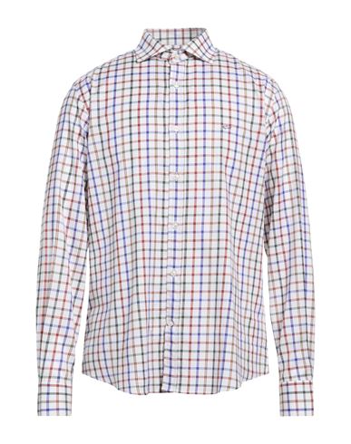 Man Shirt Ivory Size 16 Cotton