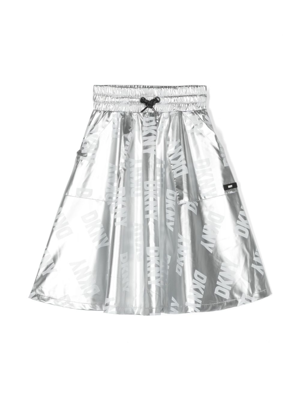Logo-print skirt - Grey