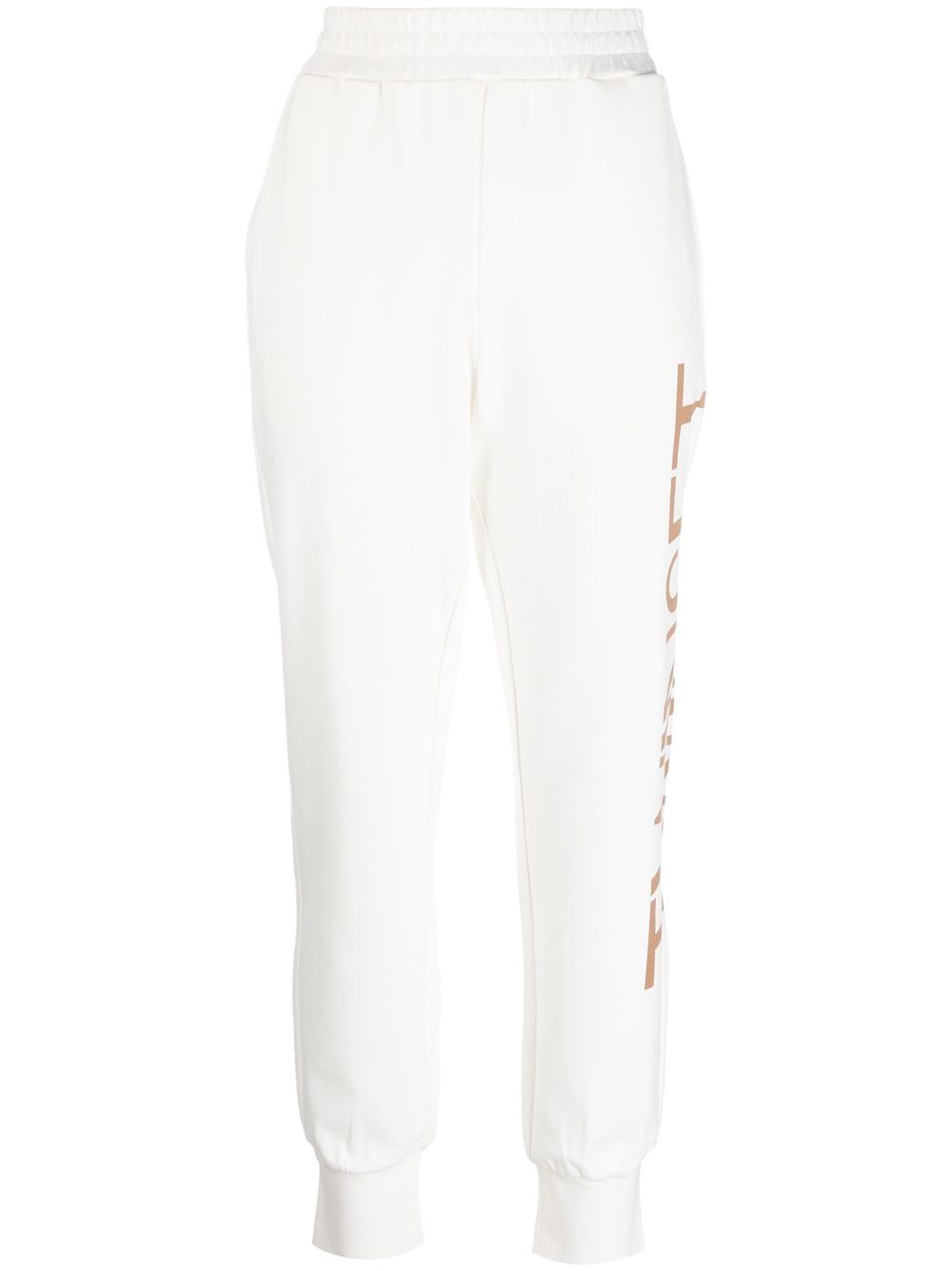 Logo-print track pants - White