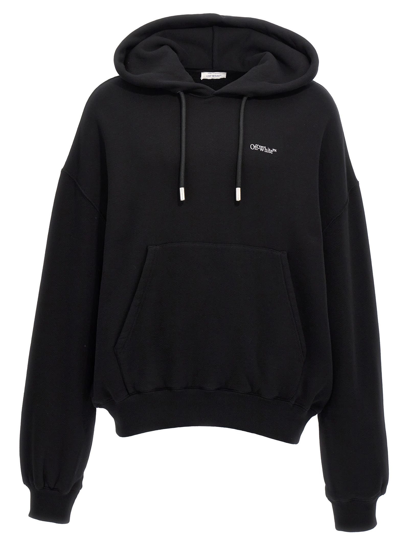 3D-logo hoodie - 1001 Black - White