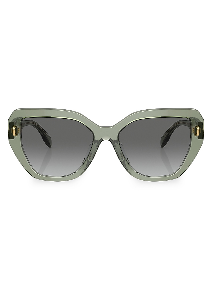 Women's Miller 55MM Oversized Cat-Eye Sunglasses - Grey