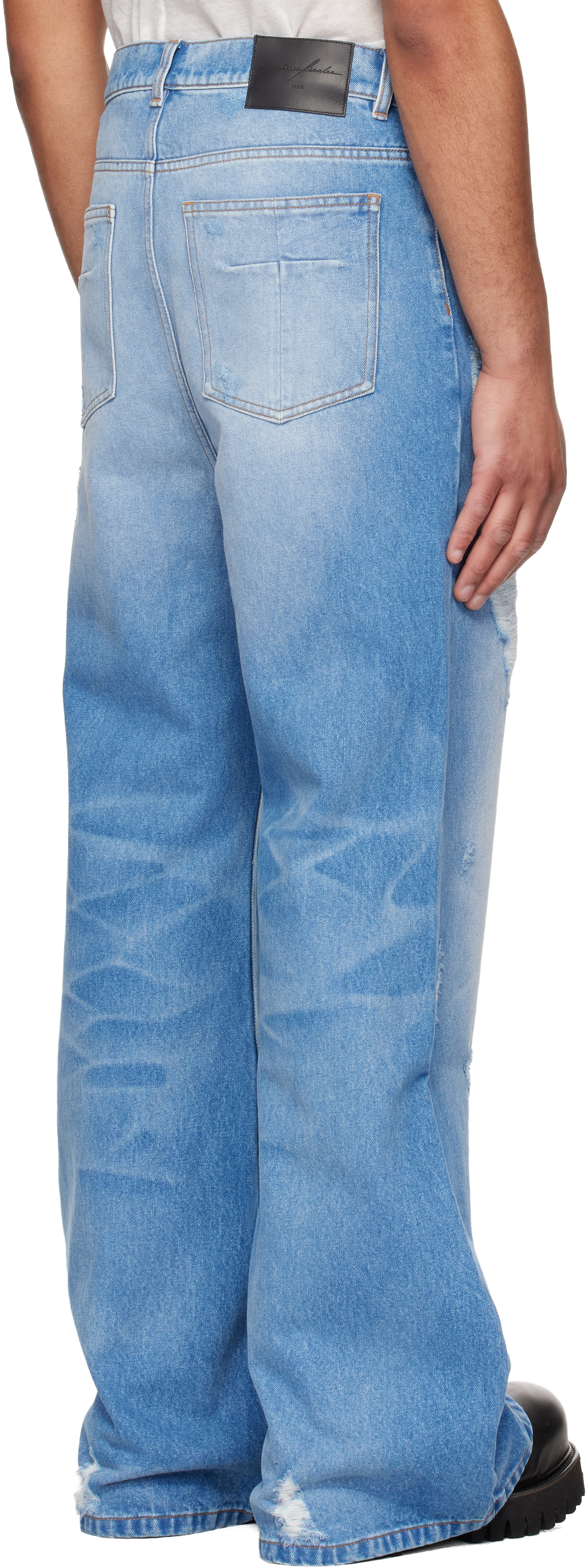 Blue Flared Jeans